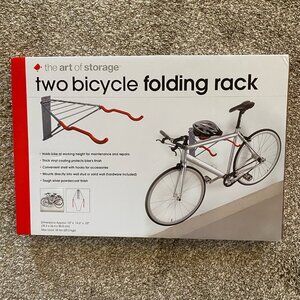 New Delta Two Bicycle Folding Rack Vinyl Coating Mounts into the Wall Unopened